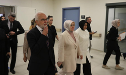 AK Parti İstanbul Milletvekili Ercan'dan Eskişehir'de yangınında yaralanan personele ziyaret