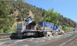 Zincirleme tır kazası: 1 ölü, 2 yaralı