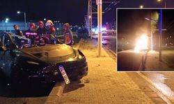 Tesla marka araç alev aldı: 2 hemşire yanarak can verdi