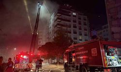 Gaziantep’te 7 katlı binada yangın paniği