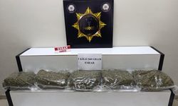 5 kilogram esrar ele geçirildi