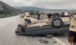 Hatay'da otomobil takla attı: 4 yaralı