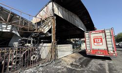 Diyarbakır gece yarası alevlerle aydınlandı: 3 dükkan, 22 traktör yandı