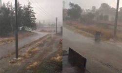 Seyitgazi'de ağustos ayında sağanak yağış