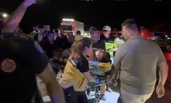 Kamyon şarampole yuvarlandı, sürücü araçtan fırladı