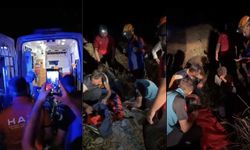 Muş'ta dağlık alanda ayağı kırılan genç kurtarıldı