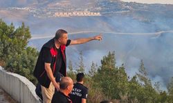 Hatay'da orman yangını sürüyor... Alevlere müdahale 10. saatte devam ediyor