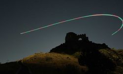 700 yıllık Kov Kalesi'nde perseid meteor yağmuru büyüledi