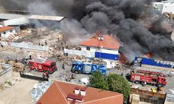 Eskişehir'de geri dönüşüm fabrikasında büyük yangın