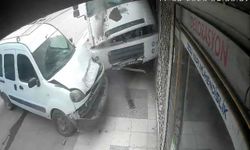 Freni boşalan arazöz ortalığı savaş alanına çevirdi: O anlar kamerada