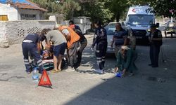 Eskişehir'de korkutan kaza: Kurye yaralandı!
