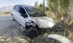 Erzincan’da trafik kazası: 2 yaralı