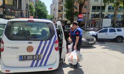 Eskişehir'den Bilecik'e giden dilenciye suçüstü