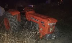 Traktör kazası: 1 yaralı