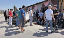 Kontrolden çıkan otomobil takla atarak karşı yola uçtu