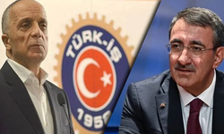 Cumhurbaşkanı Yardımcısı Yılmaz, TÜRK-İŞ Başkanı Atalay ile görüştü