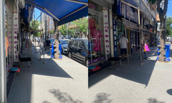 Eskişehir Şair Fuzuli Caddesi'nde inşaat tehlikesi!