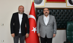 Ünlü oyuncu Çetin Altay'dan Başkan Hamamcı’ya ziyaret