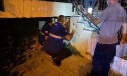 Doğal gaz borusu patladı, mahalleyi gaz kokusu sardı