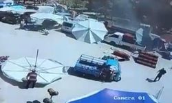 İzmir’de pazar şemsiyesi hamile kadın ve çocuğunun üzerine düştü