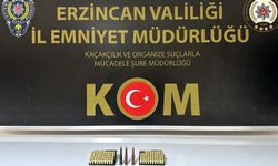 101 adet mermi ele geçirildi