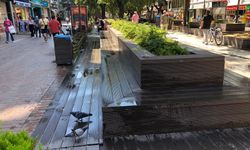 Eskişehir Hamamyolu Caddesi’nde temizlik çalışmaları sürüyor