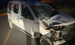 Kontrolden çıkan araç takla attı: 3 yaralı