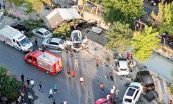Freni patlayan kamyon 10 araca çarpıp kanala düştü!