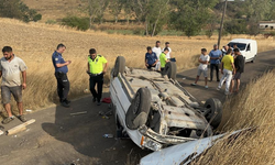 Otomobil takla attı: 1 yaralı