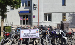 Eskişehir’de jandarmadan kaçak motosiklet operasyonu: 27 araç ele geçirildi!