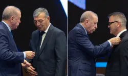 2 belediye başkanı daha AK Parti'ye katıldı! Rozetlerini Cumhurbaşkanı Erdoğan taktı