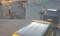 O anlar kamerada: 2 iş yerini soydu, 3’üncüde suç üstü yakalandı