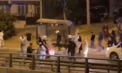 Düğün sonrası meydan muharebesi gibi kavga