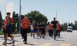 Eskişehir'de orman yangınında şehit olan Can için anma koşusu