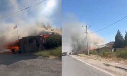 Eskişehir’de kereste fabrikasında yangın!