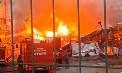 Silah fabrikasında korkutan yangın