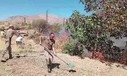 Otluk alanda yangın!