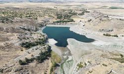 Güzelyurt Göletinde su seviyesi dörtte üç azaldı