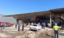 Toptancı halinde patlama: 1 ölü, 3 yaralı