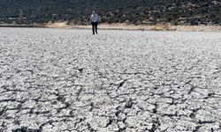 Türkiye'nin 4'üncü büyük gölü kuraklık nedeniyle ortadan ikiye bölündü
