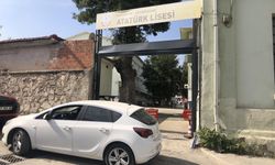 Eskişehir'de Atatürk Lisesi'nde ilginç kaza