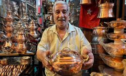 Gaziantep'teki Bakırcılar Çarşısı turistlerin gözdesi