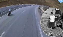 Yeni aldığı motosikletle ölüme gitti: Kaza anı araç kamerasına yansıdı