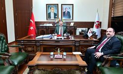 Başkan Hamamcı'dan Vali Aksoy'a ziyaret