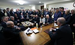 Cumhurbaşkanı Erdoğan, TBMM’de siyasi parti genel başkanları ile görüştü
