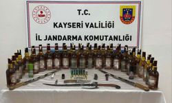 Kayseri'de 50 şişe sahte alkol ele geçirildi: 2 gözaltı