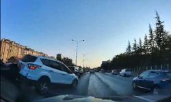 Eskişehir çevreyolunda zincirleme kaza kamerada