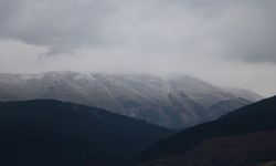 O şehirde yılın ilk karı yağdı