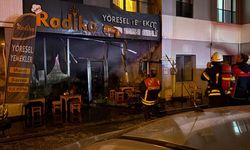 Restoranda çıkan yangın korkuttu