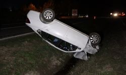 Otomobil takla attı: 2 yaralı